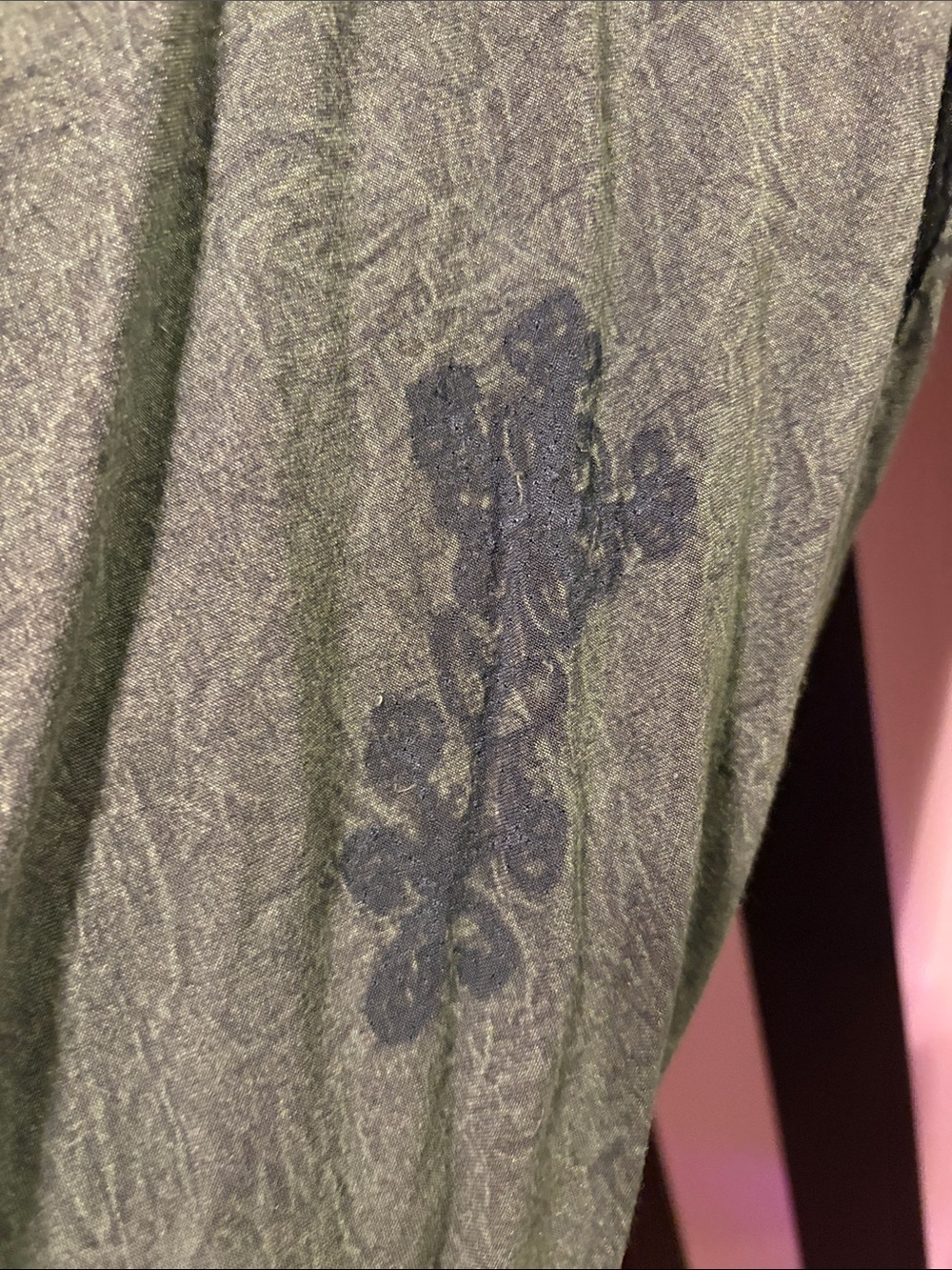 Women’s Green Tie-Front Harem Pants Hippie Whimsigoth Small/Medium 2-6/8 NWT New - Picture 2 of 10